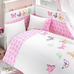 Комплект постельного белья и спальных принадлежностей из 6 предметов серии Little Wings (Bebe Luvicci, 00-0013776)